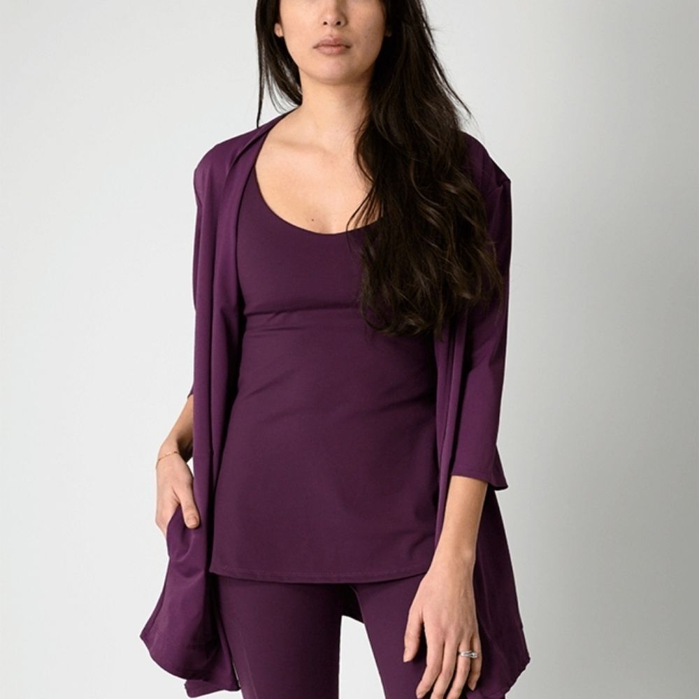 Yoga Democracy Roam Free Jacket Mulberry Women's Medium - Picture 4 of 4